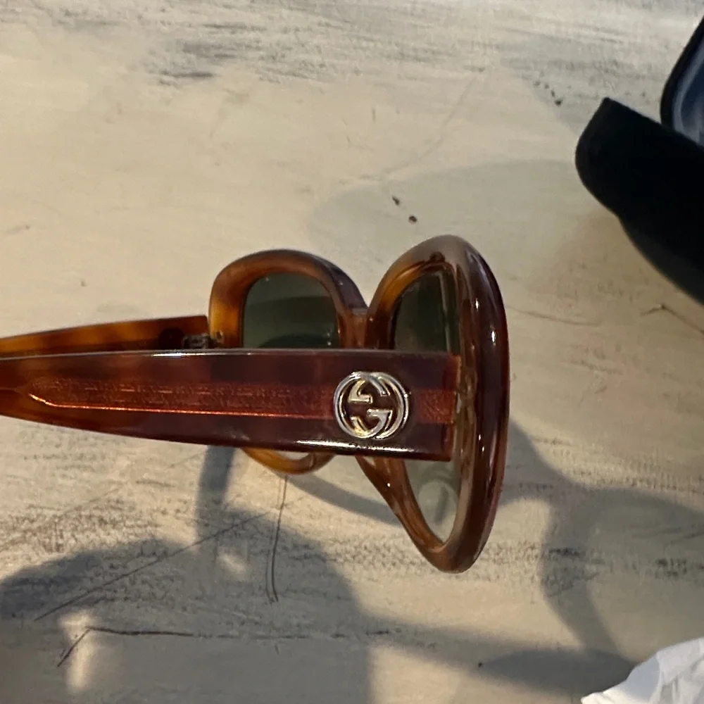 GUCCI Round Sunglasses GG0140SA Avana Green